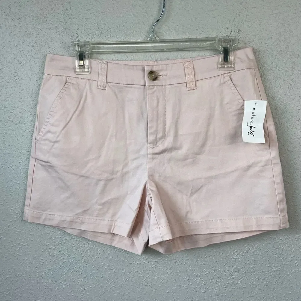 NWT Maison Jules Pink Shorts Size 4